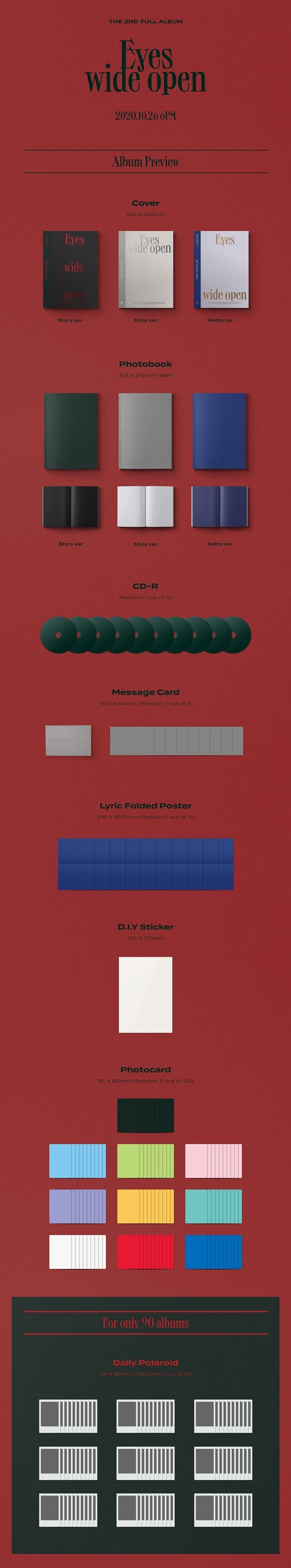 TWICE – The 2nd Full album [Eyes wide open]