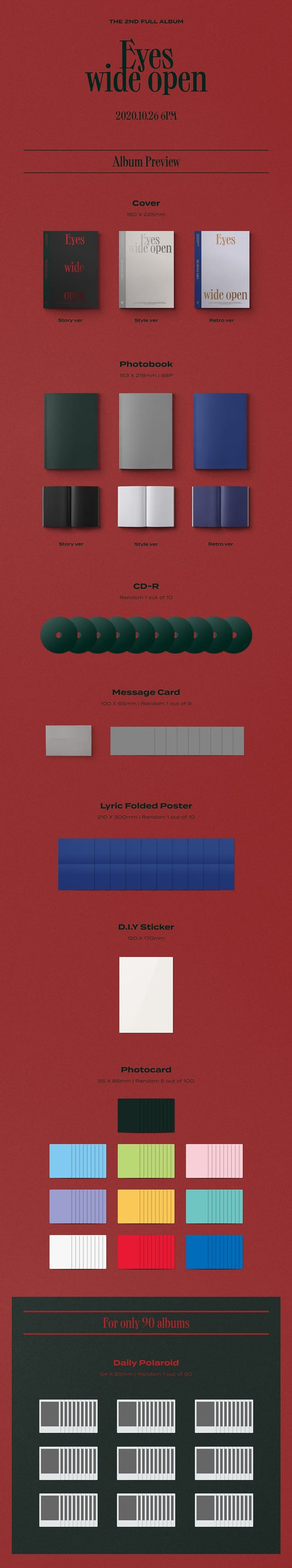 TWICE – The 2nd Full album [Eyes wide open]