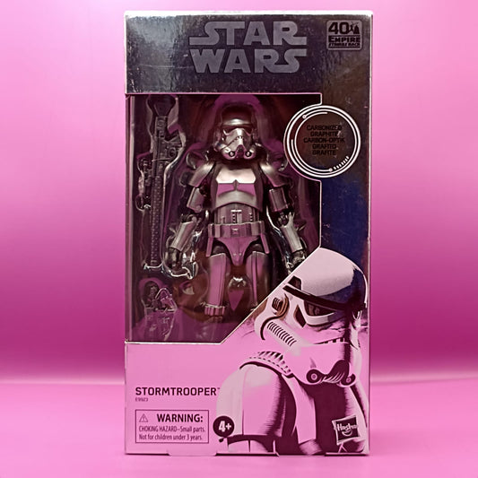 Figura original Star wars The black series Stormtrooper Carbonized