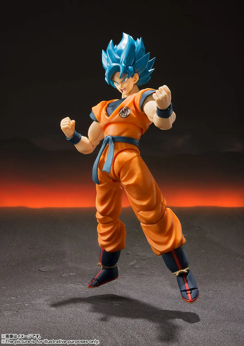 Figura Original Dragon Ball Super Super Saiyan God Super Saiyan Son Goku S.H. Figuarts 3