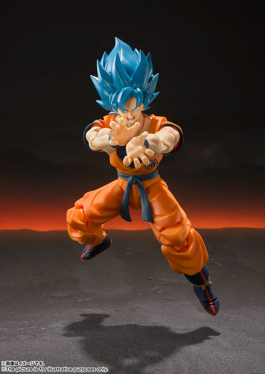 Figura Original Dragon Ball Super Super Saiyan God Super Saiyan Son Goku S.H. Figuarts 2