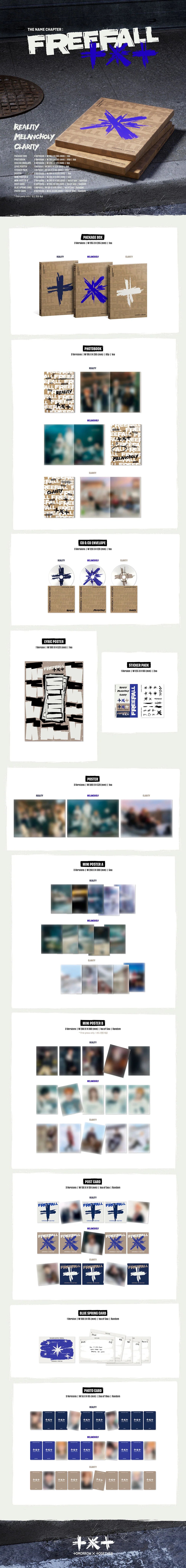 TXT - FREEFALL 3RD FULL ALBUM STANDARD VER.