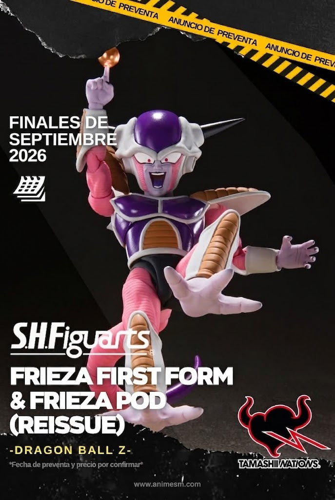 ( APARTADO PREVENTA) S.H.Figuarts FRIEZA FIRST FORM & FRIEZA POD (REISSUE)