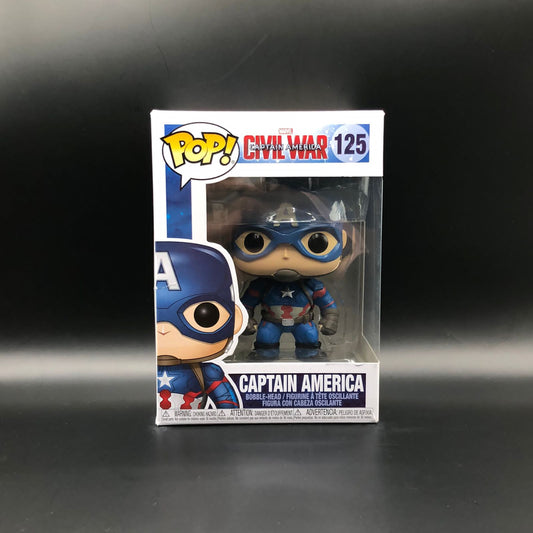 Funko Pop de Capitán América de la película "Civil War" de marvel #125
