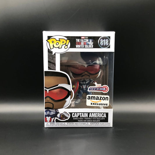 Funko Pop de Capitán América (Sam Wilson) de marvel #818