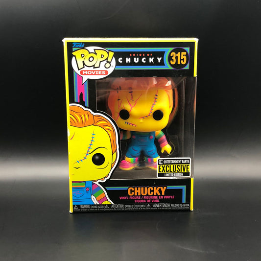 Funko Pop Child's Play Chucky Black Light - Entertainment Earth Exclusive #315