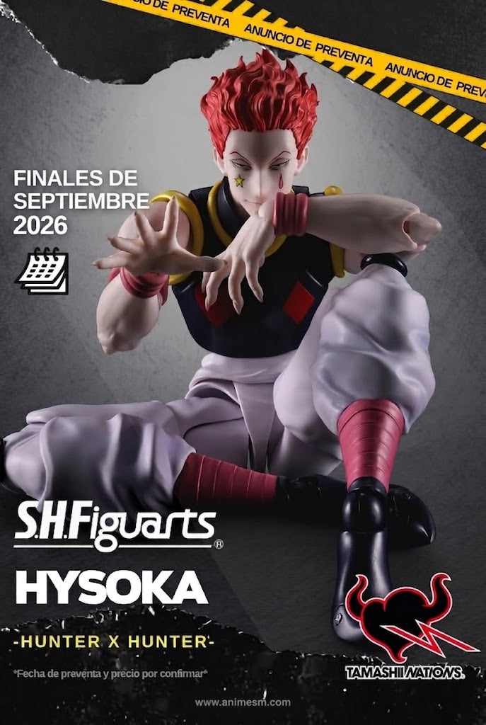 ( APARTADO PREVENTA) S.H.Figuarts HUNTERxHUNTER HISOKA