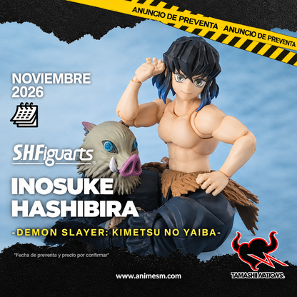 Anuncio de preventa S.H.Figuarts Inosuke Hashibira - Demon Slayer