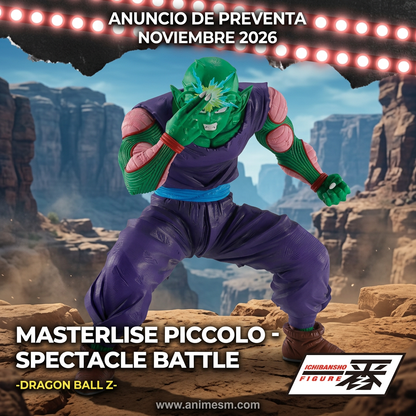 Ichibansho Figure Masterlise Piccolo Spectacle Battle de Dragon Ball Z con fondo rocoso, preventa noviembre 2026