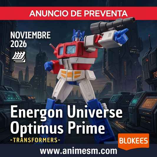 Preventa Transformers Champion Class 28 Energon Universe Optimus Prime de Blokees, noviembre 2026