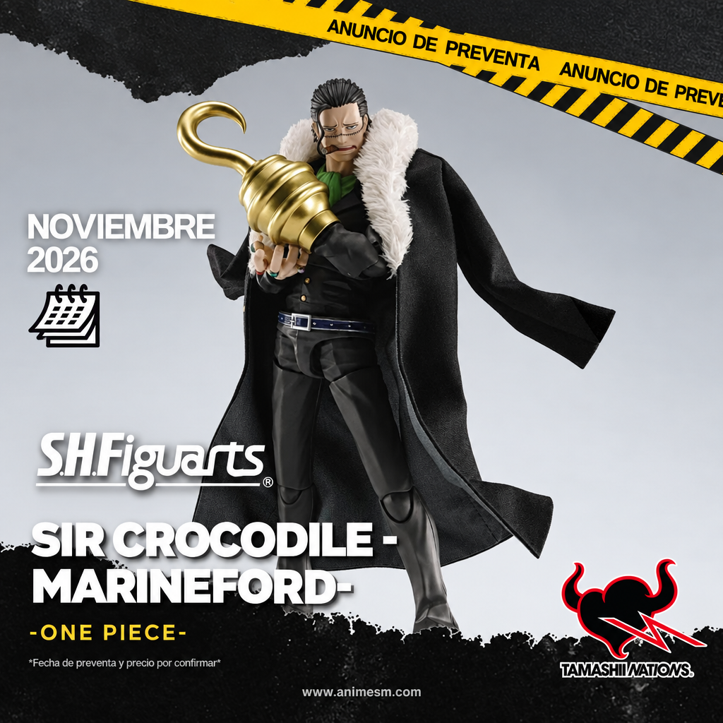 S.H.Figuarts Sir Crocodile Marineford preventa noviembre 2026
