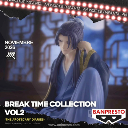 Preventa The Apothecary Diaries Break Time Collection Vol. 2 Banpresto, noviembre 2026, Anime SM