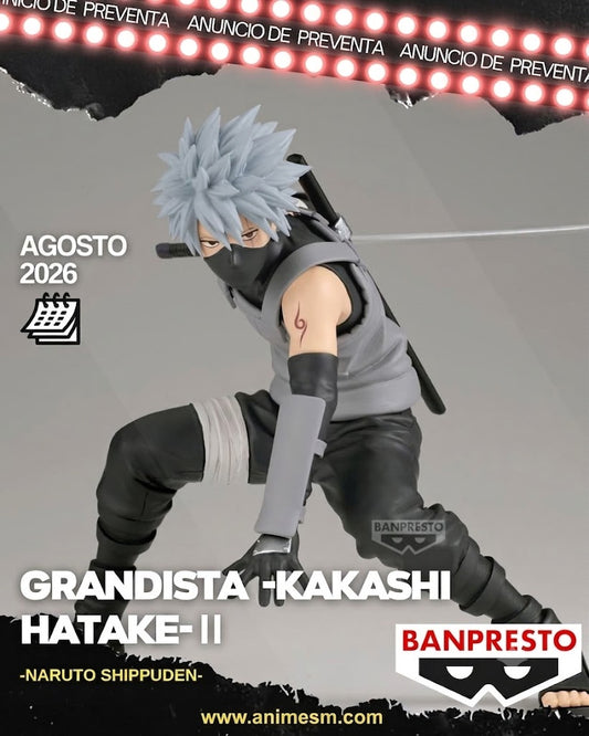 ( APARTADO PREVENTA) NARUTO SHIPPUDEN Grandista KAKASHI HATAKE II