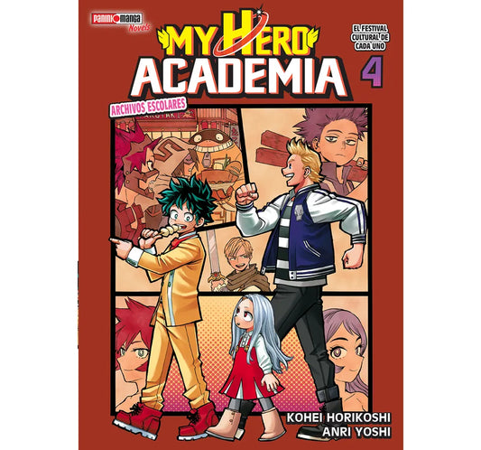 Manga my hero academia archivos escolares vol 4