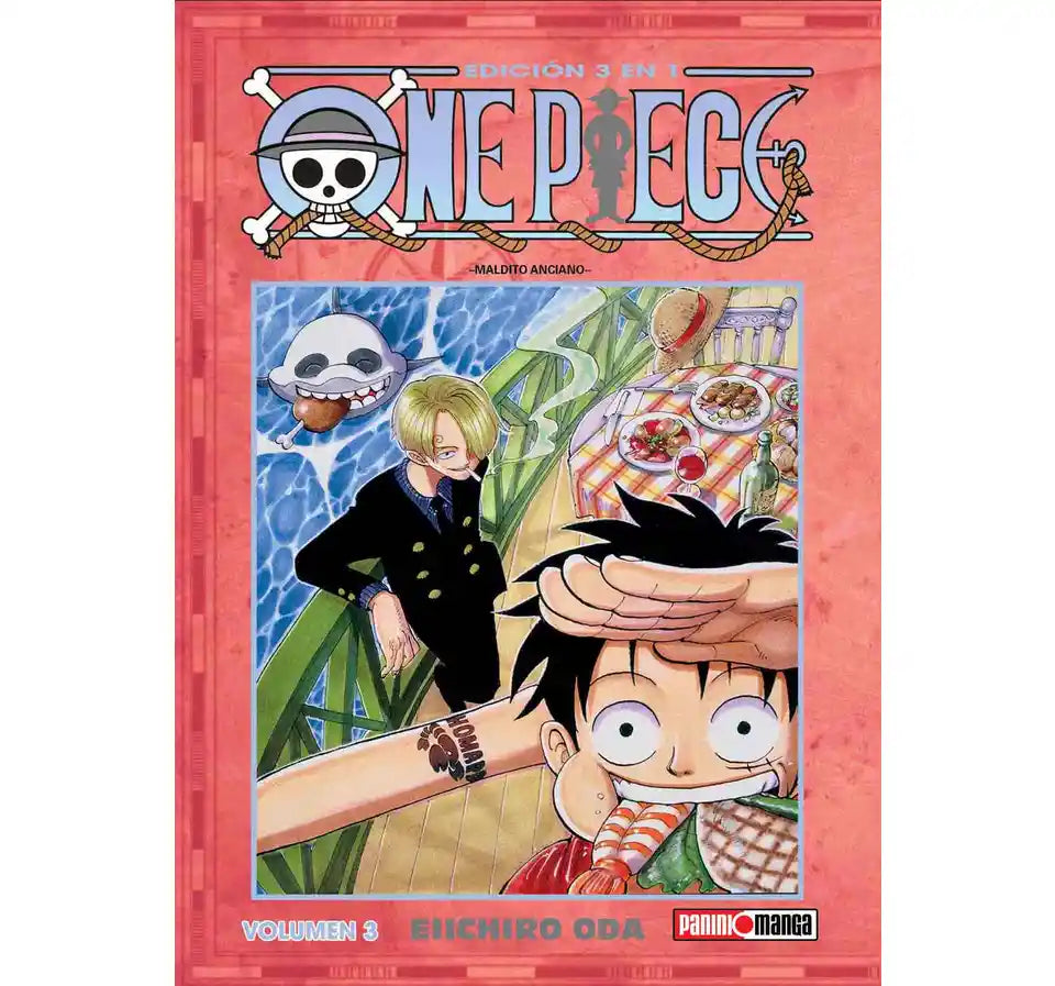 Manga One Piece 3 en 1 Vol. 3 – Shonen Acción Piratas Edición Especial (Panini) - Anime Store