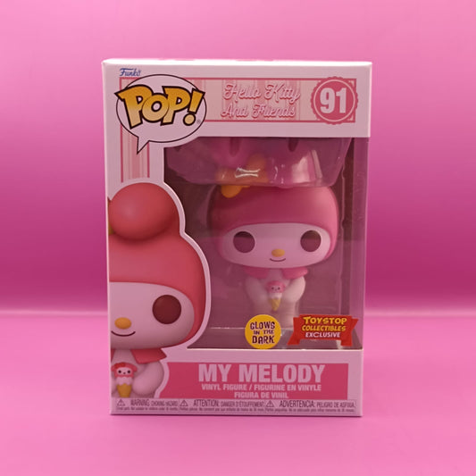 Funko Pop de My Melody #91 Glows in the Dark