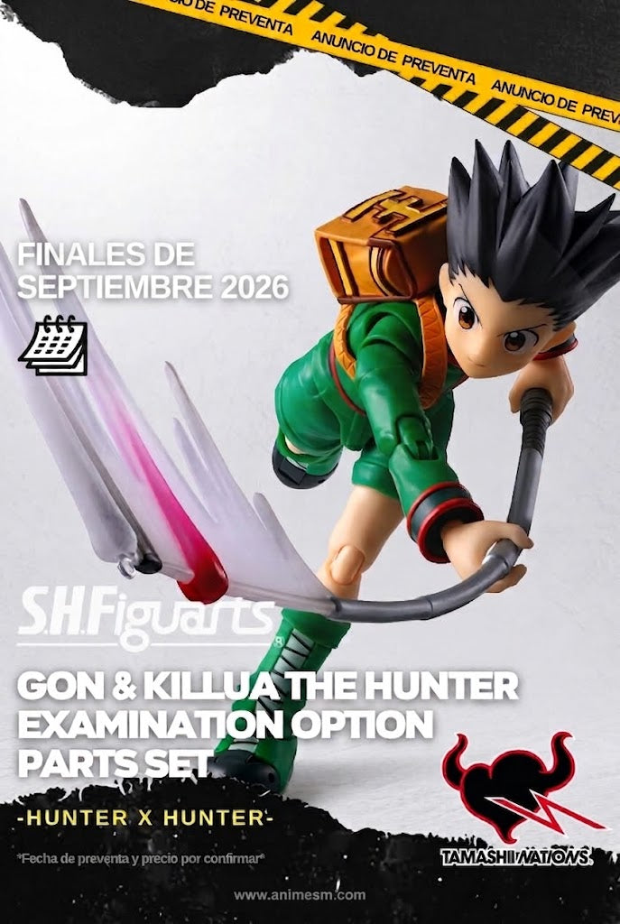 ( APARTADO PREVENTA) SHF GON & KILLUA the Hunter Examination Option Parts Set