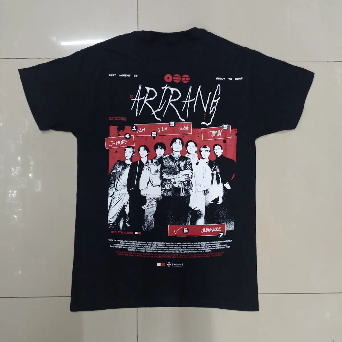 Playera arcde arirang logo 1