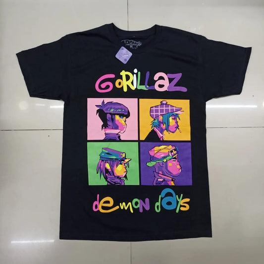playera arcade gorillaz demon days