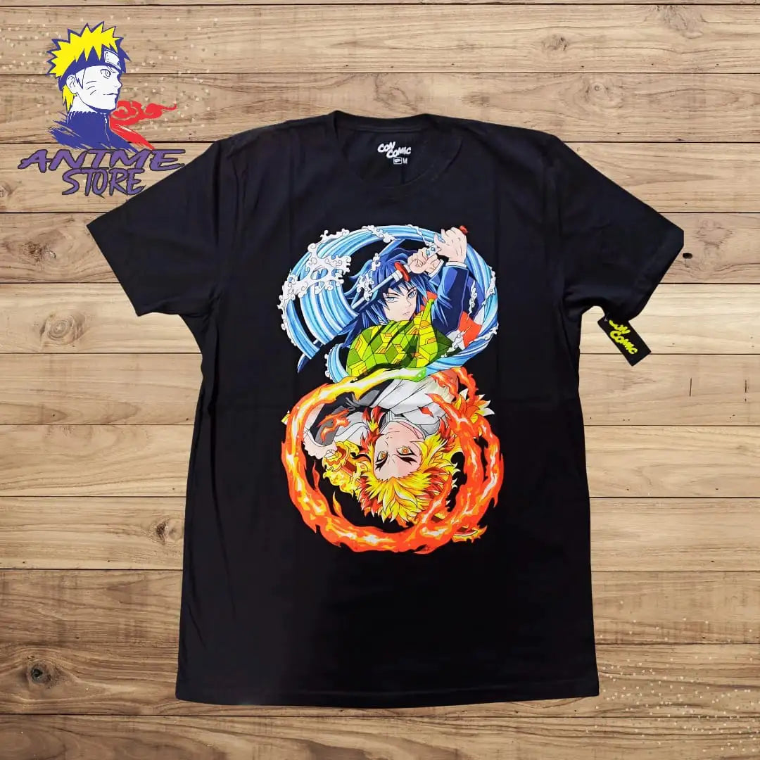 Playera Demon Slayer Tomioka y Rengoku 