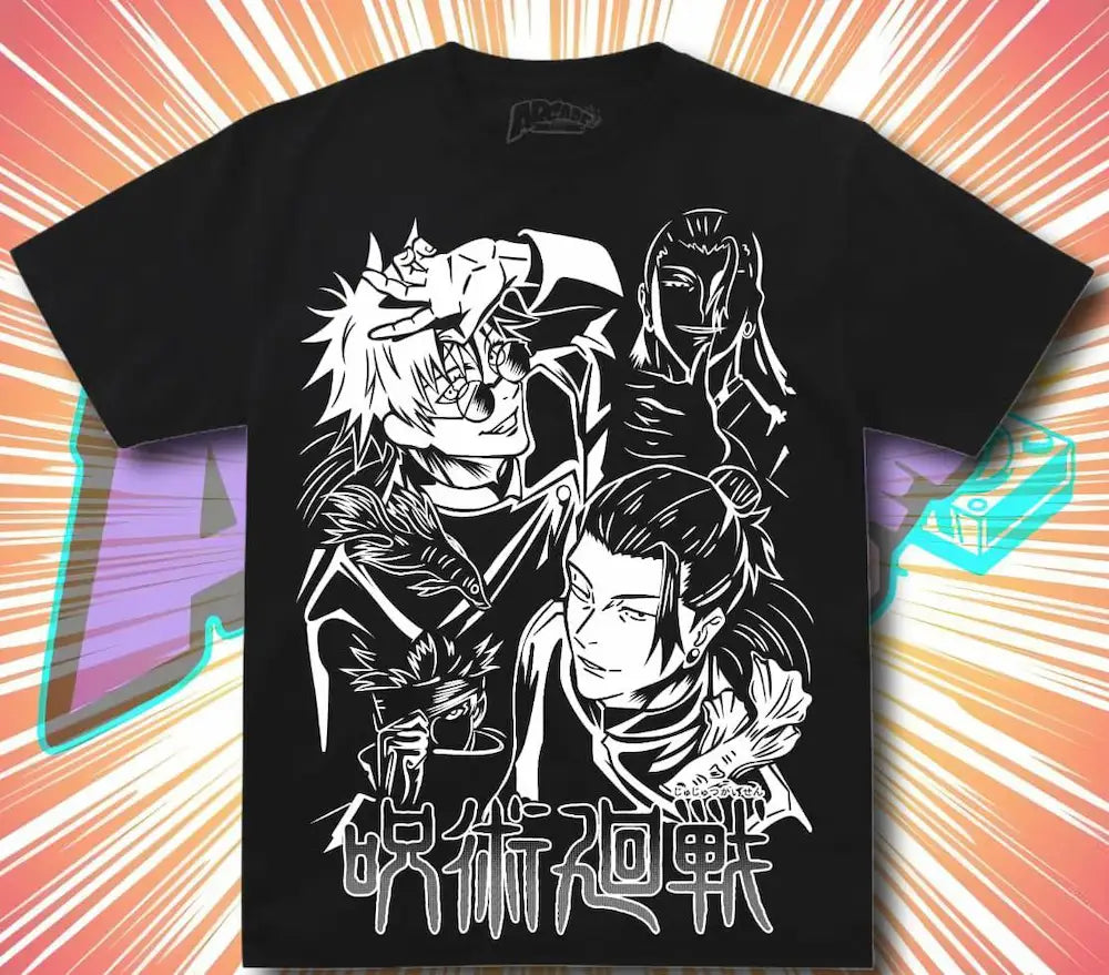 Playera jujutsu kaisen gojo y geto