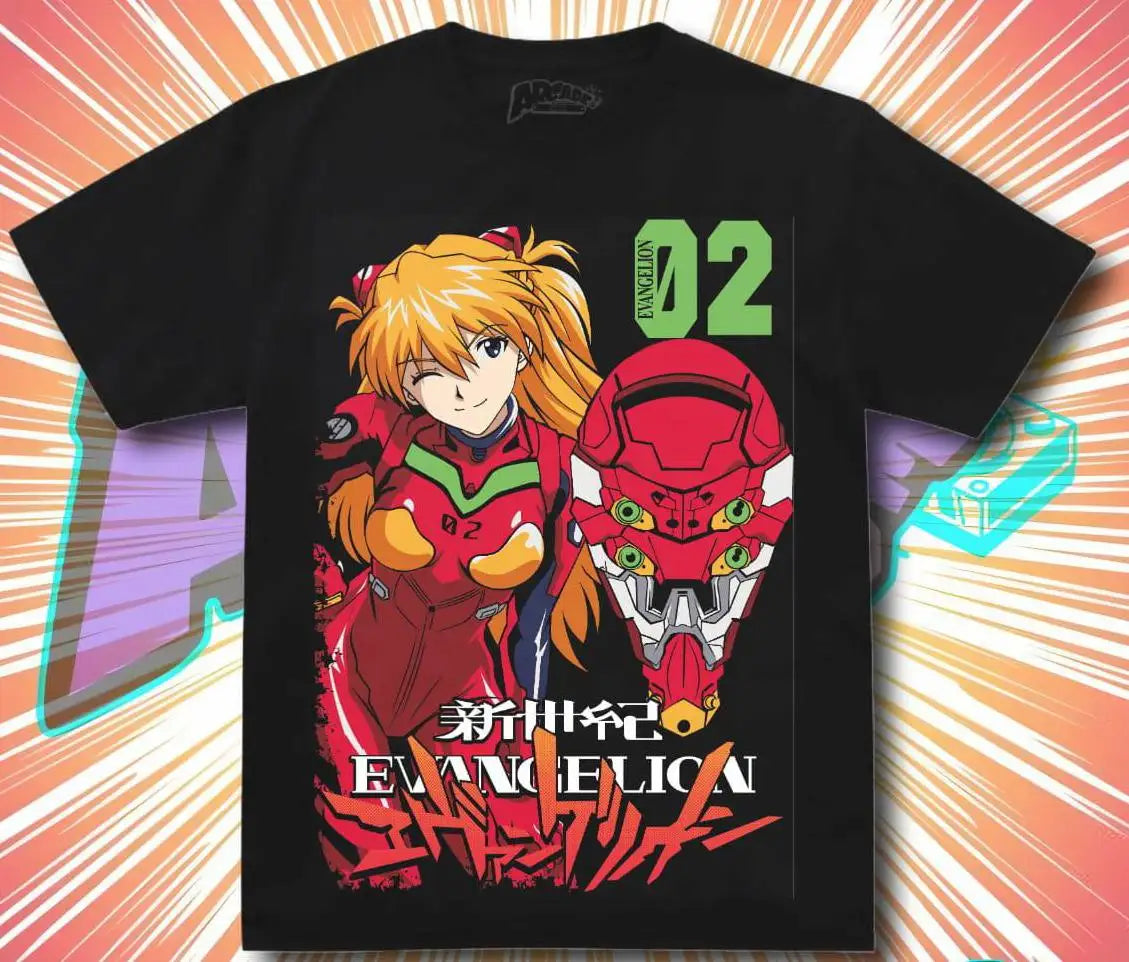 Playera neon genesis evangelion azuka 02