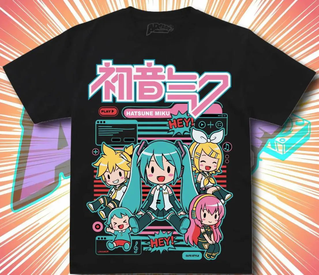 Playera vocaloids miku