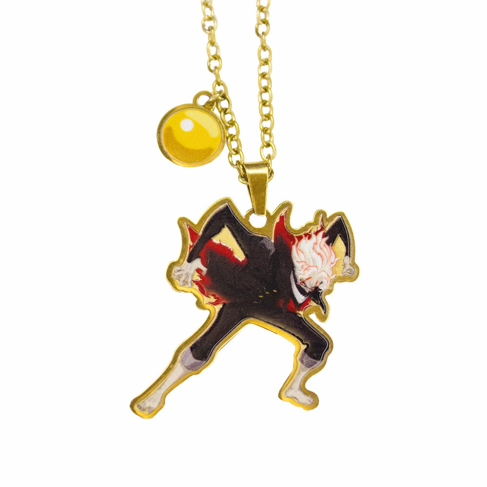 Set De Collares-Acero Inoxidable-Edicion Limitada-Turbo Abuela y Okarun-Dan Da Dan 2