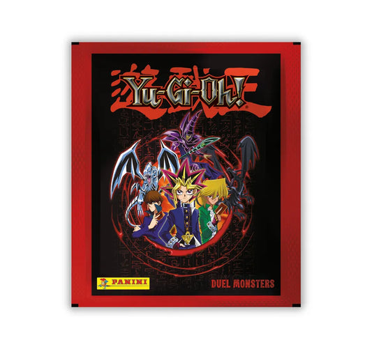 Sobre de sticker colección de Yu-Gi-Oh!