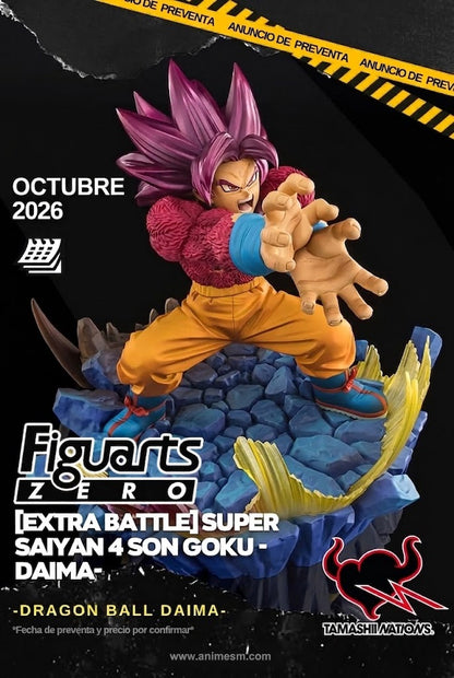 ( APARTADO PREVENTA) FiguartsZERO [EXTRA BATTLE] SUPER SAIYAN 4 SON GOKU -DAIMA-