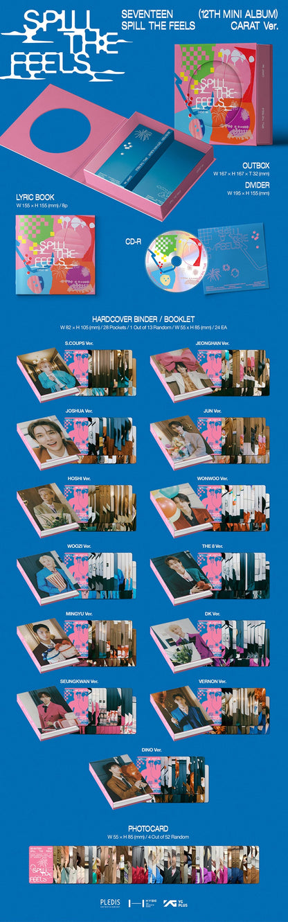 SEVENTEEN – 12th Mini Album [SPILL THE FEELS] (CARAT Ver.)