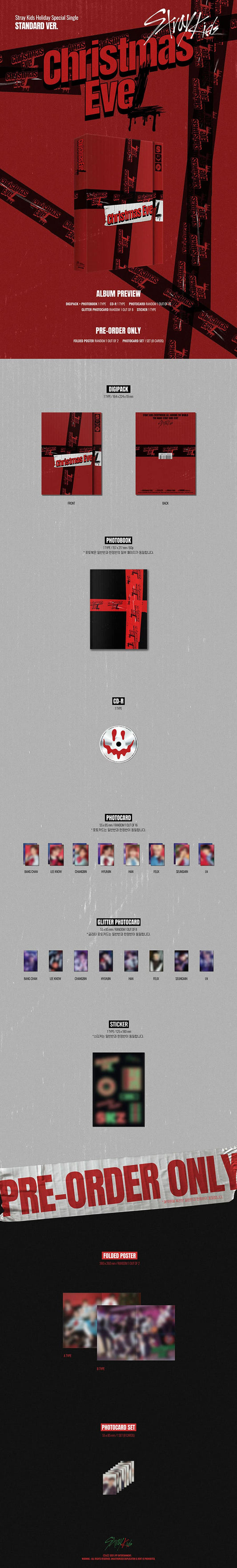Album Kpop Stray Kids [Holiday Special Single Christmas EveL (Standard Ver.)] Original | Envío a todo México - Anime SM