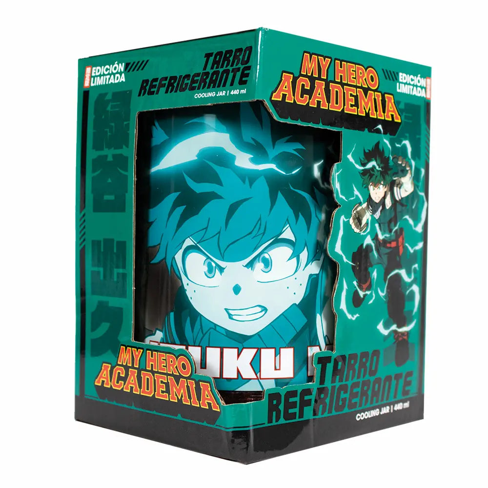Tarro Refrigerante De Gel 440 ML -Edicion Limitada- Izuku Mydoriya- My Hero Academia