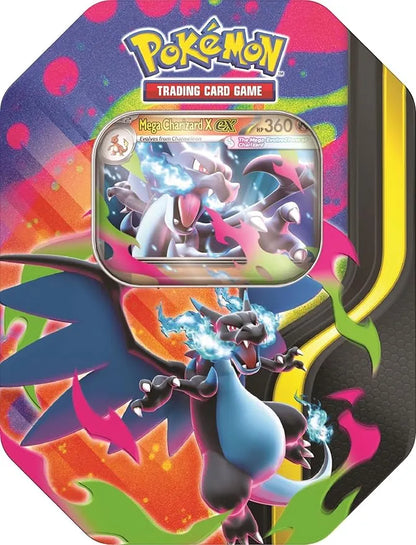 TCG Pokémon | Mega Charizard-EX — Tin Par (Español)