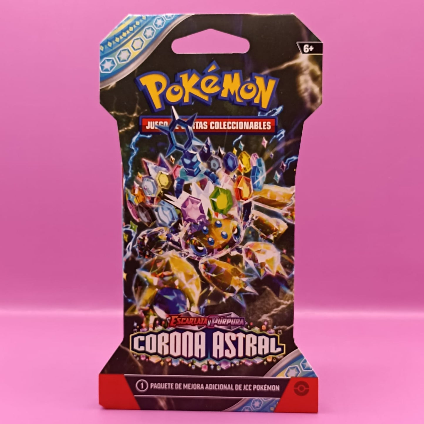 TCG Pokemon Escarlata y Púrpura Paquete de Mejora Corona Astral (Español)