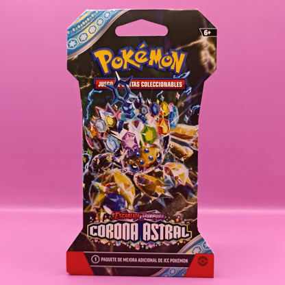 TCG Pokemon Escarlata y Púrpura Paquete de Mejora Corona Astral (Español)
