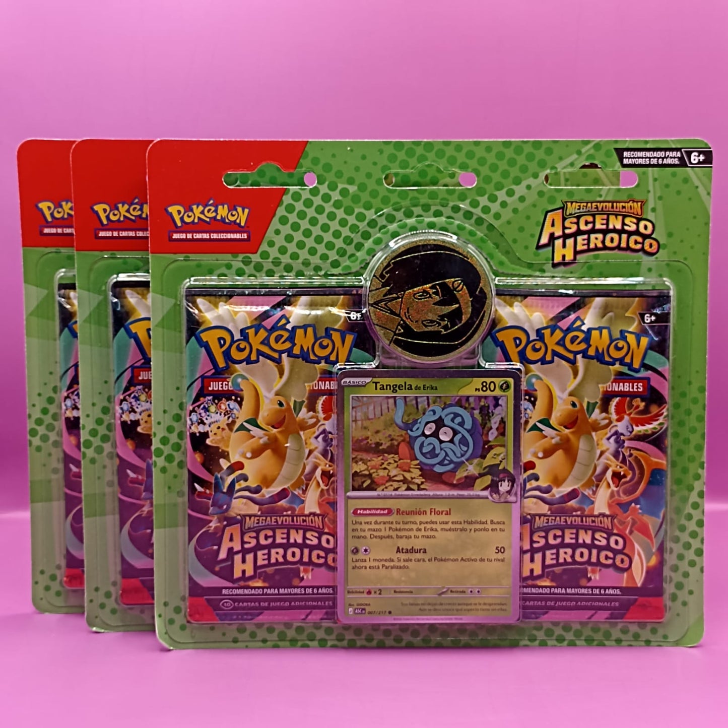 Tcg pokemon mega evolution ascended heroes erika collection (español)