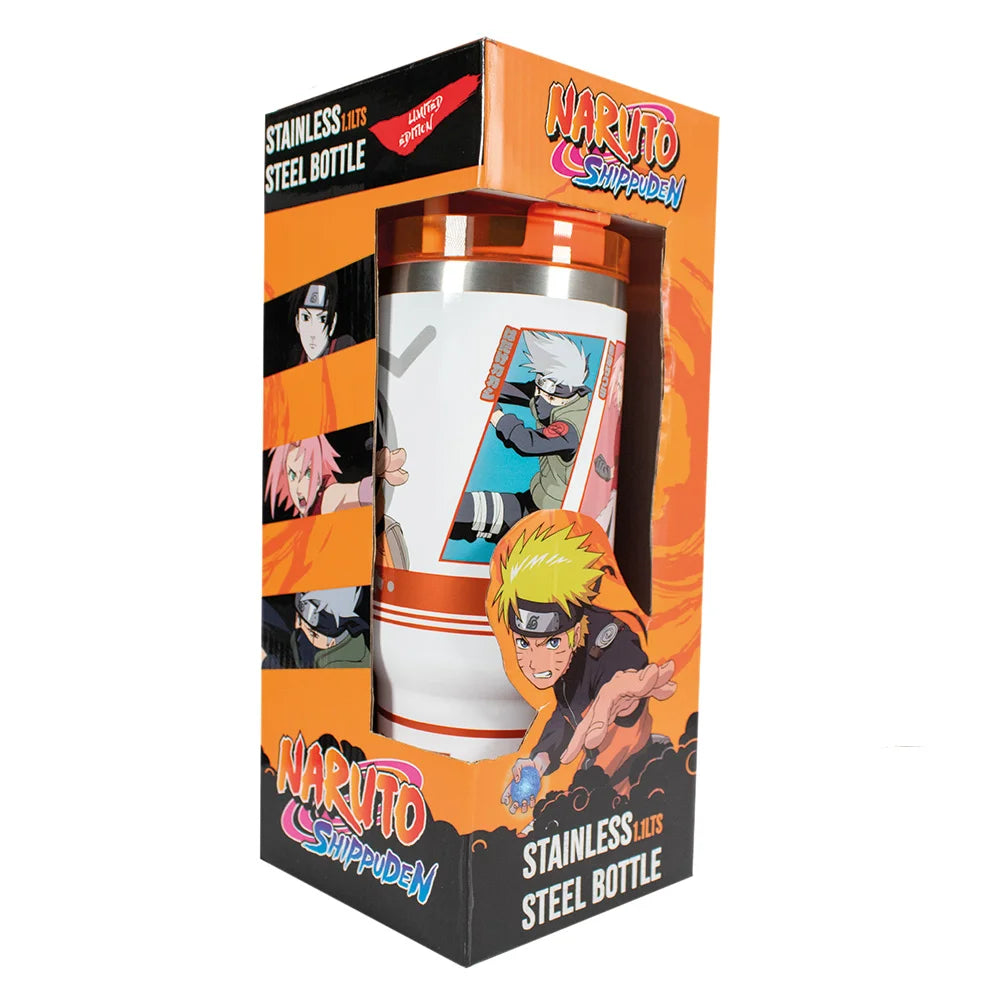 Termo Jumbo Acero Inoxidable Hermetico 1.1 L-Edicion Limitada-Naruto Shippuden