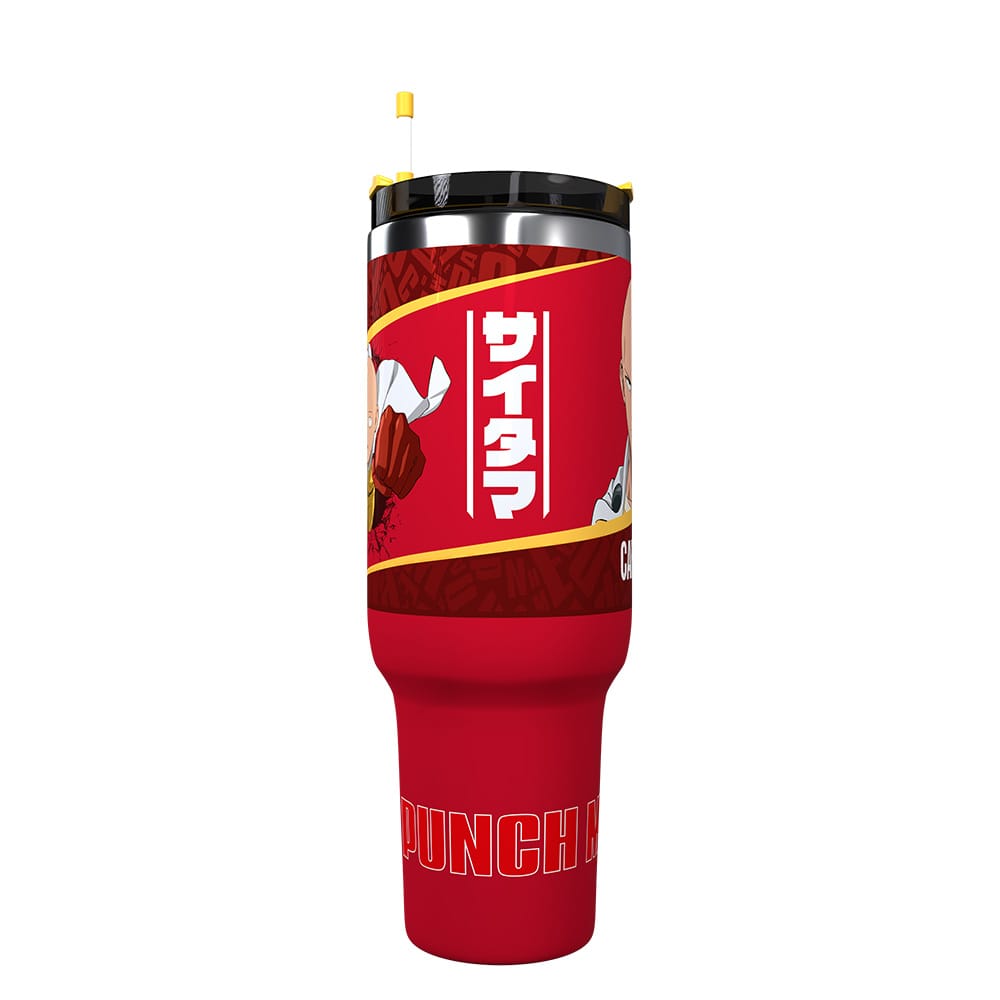 Termo Jumbo Acero Inoxidable Hermetico 1.1 L-Edicion Limitada-Saitama-One Punchman