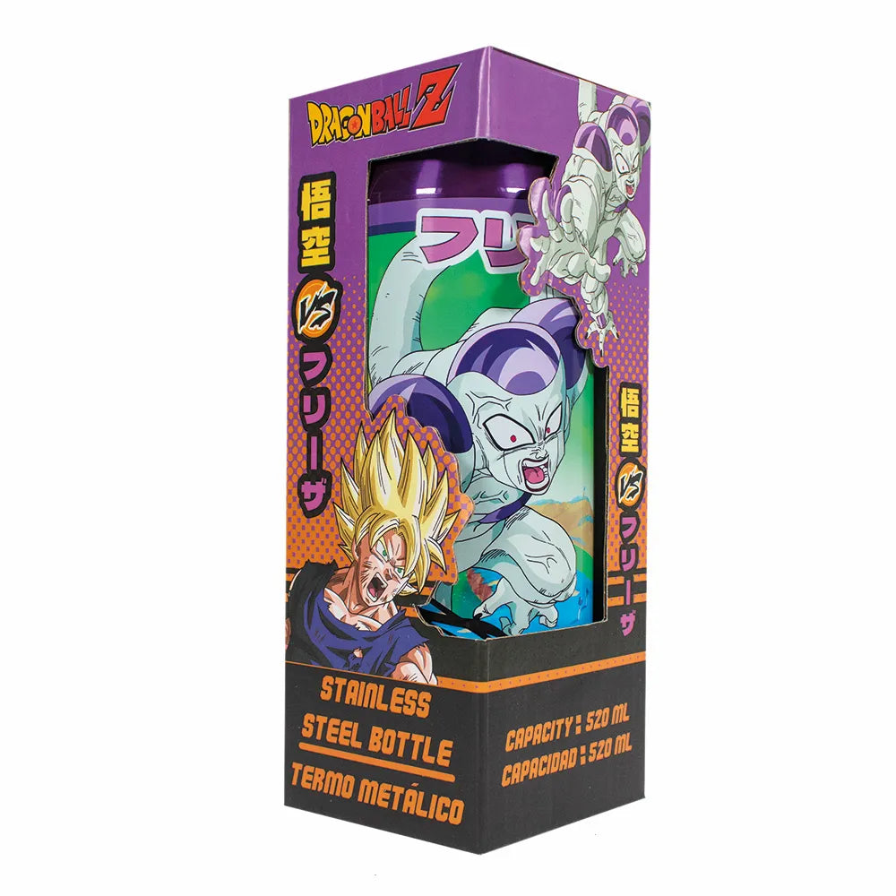 Termo Lata Acero Inoxidable 520 ML-Edicion Limitada- Goku Super Vs Freezer-Dragon Ball