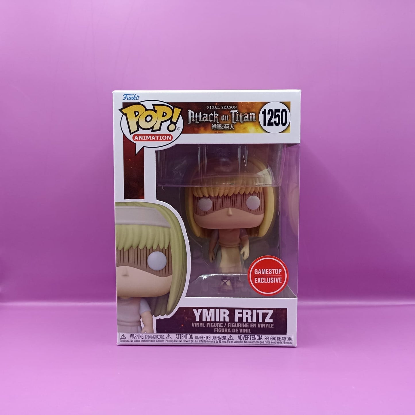 Funko pop AoT Ymir Fritz 1250